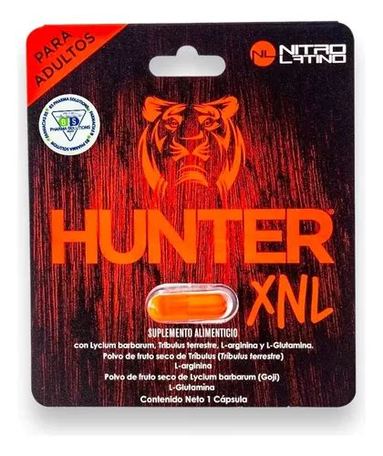 pastilla hunter xnl|Hunter Xnl 500mg C/1 Cápsula / Potencia Rendimiento Sexual.